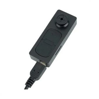 Mini Boton Con Cámara Espía Video Grabadora Con Audio Seguridad Oculta
