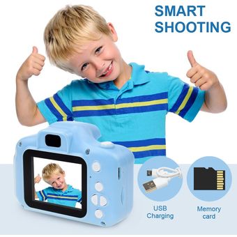 Cámara impermeable para niños videocámara con pantalla HD de 1080P bonita cámara de dibujos animados para fotografía al aire libre juguete de 8 millones de píxeles 