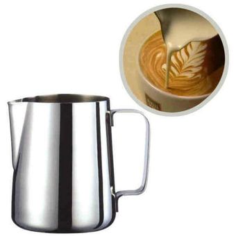 Latte jarra de café artesanal jarra de espuma de leche CHUN jarra de café Espresso Fantástica cocina de acero inoxidable jarra de espuma de leche 