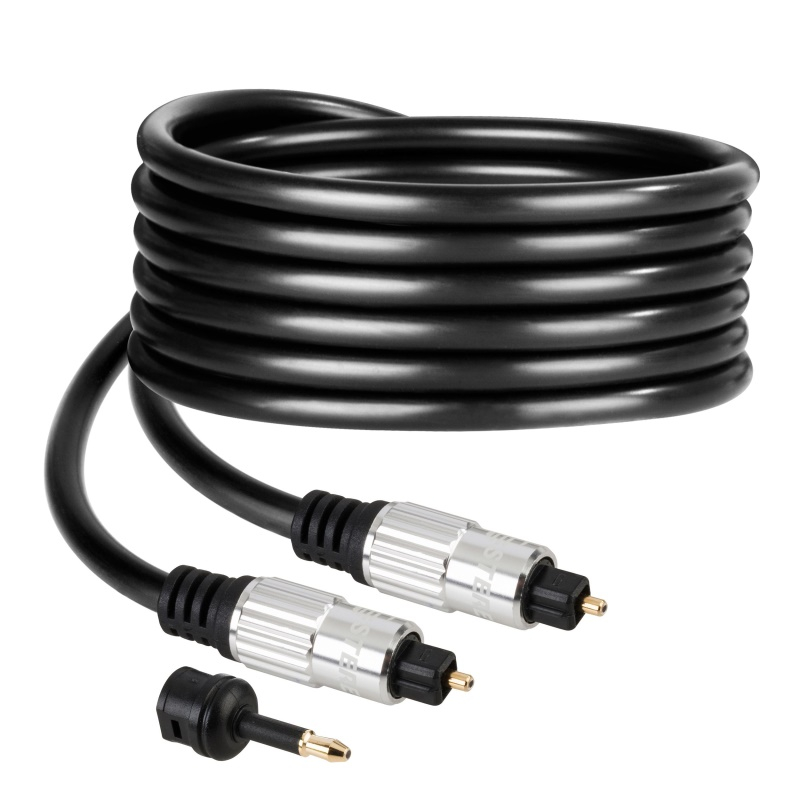 Cable Toslink Carcasa Fibra Óptica Audio Digital 2m Steren