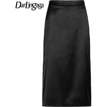 fald Darlingaga-falda de cintura alta Estilo Vintage Y2K para mujer 