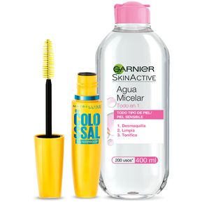Pack Garnier Skin Active Agua Micelar Todo En Uno Makeup
