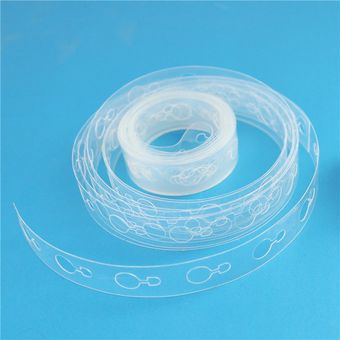 Creativa Globo cadena de conexión tira de cinta de PVC transparente Arco Garland Decor transparente 