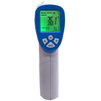 Termómetro infrarrojo infrarrojo IR del IR digital LCD Herramienta de temperatura corporal de la frente-XXL 