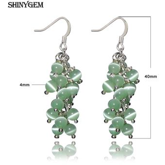 Shinygem Multicolor 4 Mm Redondos Pendientes De Cuentas De 
