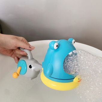 Bañera burbuja de jabón Máquina de baño de los cabritos Juguetes para niños Juguete Bubble Maker Manual 