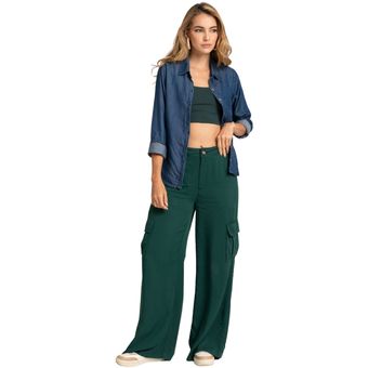 Pantalon amy cargo Ragged Pf11310700 - Verde