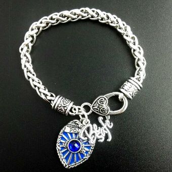 Mi Pulsera De Cadena De Forma Insignia De Hombre Encanto De 
