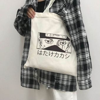 Bolso de lona estilo Harajuku para mujer bolsa de hombro estilo gót 