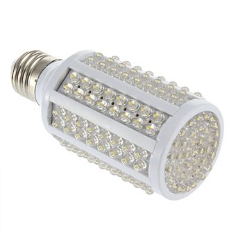 12-14W 166LED LED blanco cálido Luz de maíz bombilla E27 360 ° 220V Lámpara 