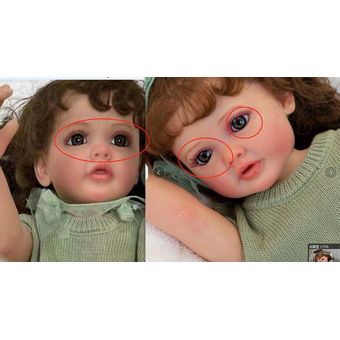 Muñeca bebe reborn vinilo de silicona juguetes para 55cm GENERICO