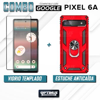 Kit Screen Protector y Forro funda para Google Pixel 6A 5G GENERICO