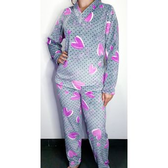 Pijama térmica para mujer Adefres Piña - Gris rosados Linio GE063FA0N5XRPLCO