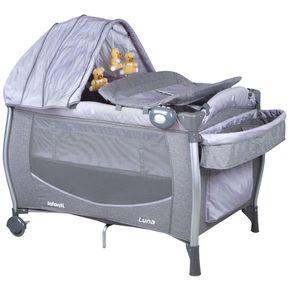 Moises Para Bebe Cama Junto a la Cama Para Con Ruedas Bebes Unisex Gris  oscuro