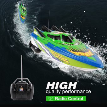 Toda nave Dy-C202 remoto lancha rápida de control de alta velocidad con doble Motors Niños control remoto barco de juguete 