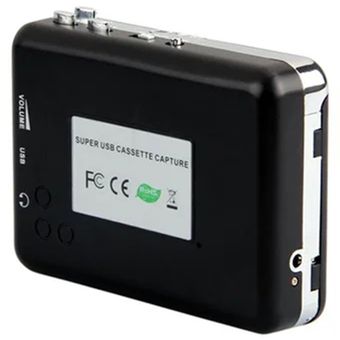 Convertidor de cinta de cassette de audio USB a PC con reproductor de 