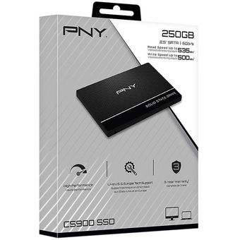espada Ru Júnior Disco Solido SSD PNY 250 GB Sata Ref.Cs900 | Linio Colombia -  PN648EL1HOZHSLCO