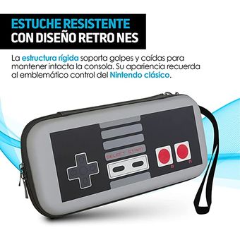 Funda Rígida Negra para Switch y Accesorios