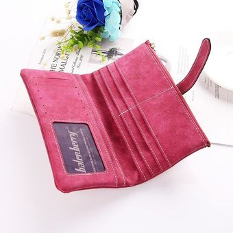 billetera de g Bolso largo doble pliegue para mujer de marca famosa 