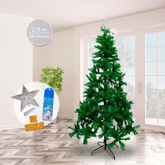 Árbol Navidad 21m Estrella Y Nieve Spray De Regalo RF 6141-21 | Linio  Colombia - GE063HL00KQKYLCO