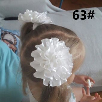 diademas para niña 2 uds. 10cm regalo de día para niño bonito pelo con borlas de perlas Flor de Gasa blanca para niña 