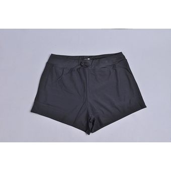 Pantalones cortos deportivos de cintura alta para mujer,mallas sexys para entrenamiento,gim #Black 