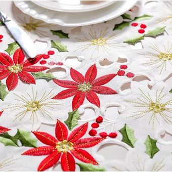 decoración del banquete de boda decorac Mantel de encaje para mesa 