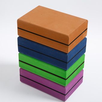 Coloridos nuevos bloques TPE de alta densidad Yoga Dance artículos auxiliares aumentan el bloque de color ladrillo diseño bonito Yoga aids 