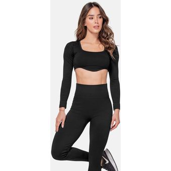 Top deportivo best sale manga larga mujer