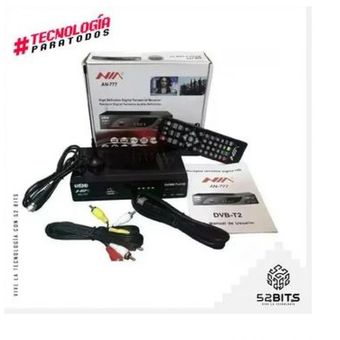 Combo Tdt Full Hd Antena+Cable Hdmi+Cable Rca+Control