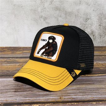 Roaring Bear-gorra de béisbol bordada con bordado de animales gorro 