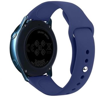 GENERICO Correa de silicona para smartwatch de 22mm Color Negro