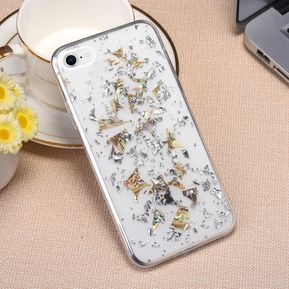 IPhone 8 Y 7 Glitter Shell Patron Contraportada Caso Suave
