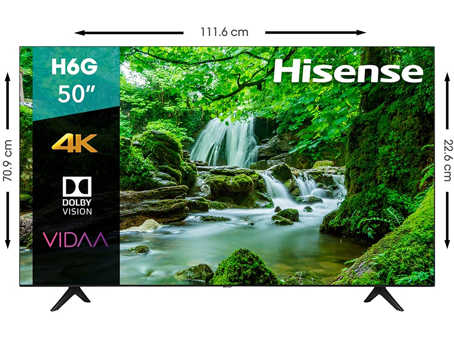 Pantalla Hisense 50A6G 50 Smart TV 4K Ultra HD