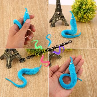 MA NEW Magic Twisty Worm Wiggle Moving Sea Horse Niños Trick Toy Cater 