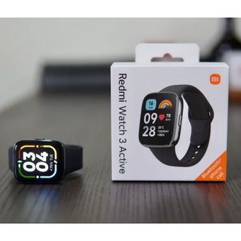 Reloj Inteligente Xiaomi Redmi Watch 3 Active 1.83 Negro