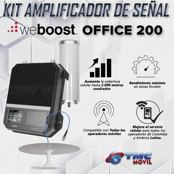 Kit amplificador weBoost Office 200 potente Oficinas empresa 