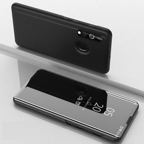 Funda De Chapado Espejo Para Samsung Galaxy A60 6.3"-Negro