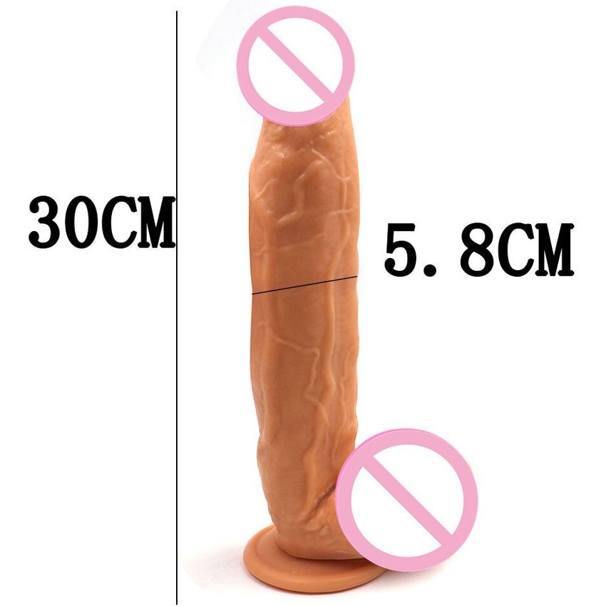 Super largo gran Consolador grande 11,8 pulgadas 30 cm anal vibrador juguetes sexuales para mujer pene consolador gigante copa de succión consoladores