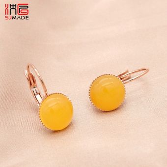 Sjmade Corea Del Sur 585 Rosas Pendientes Colgantes Redondos 