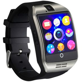 Smartwatch Bluetooth Q18 Pantalla Curva con Celular y Camara