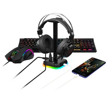 base para auriculares gamer