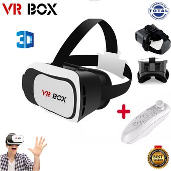 Guinness radio eternamente Gafas Realidad Virtual 3D VR Box + Control Bluetooth Juegos | Linio  Colombia - OE189EL1EUB90LCO