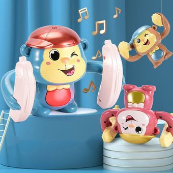 Mono juguete de control eléctrico Control de voz Rolling Monkey Cantaje educativo Juguete 