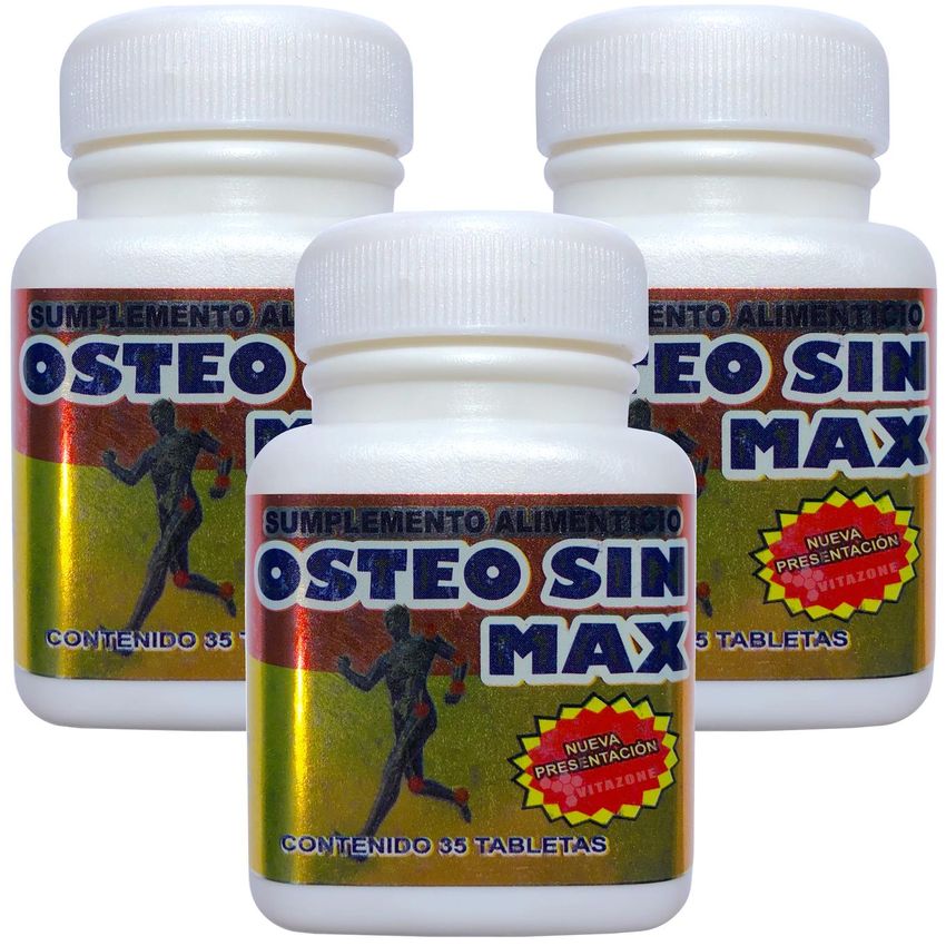 Osteo Sin Max 35 tabletas (3 botes) PYR-TEX