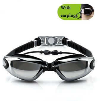 Gafas de natación Anti-niebla gafas de natación con tapón de silicona antiuv gafas de buceo miopía dioptrías gafas de natación 