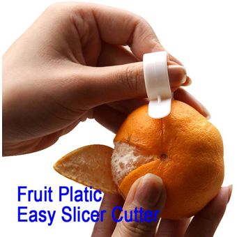 Peeler De Fruta Plástica Naranja Easy Slicer Cortador De Limón 