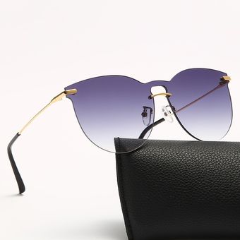 Diseño de gafas de sol sin marco gafas de sol de granmujer 