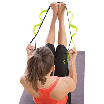 Nraybsqt alarga 2,5 m cinturón elástico de yoga asistido salud y res 