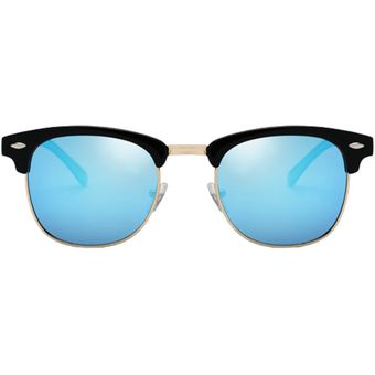 Lentes de sol estilo aviador para hombres, lente con 100% protección UV,  marco de aleación con estuche